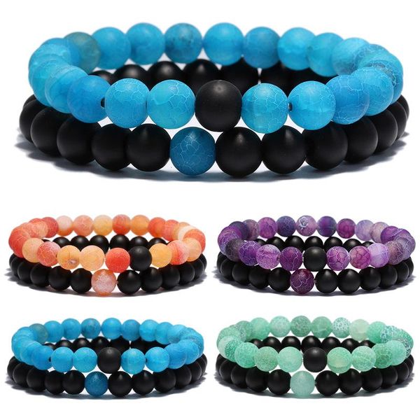 beaded, strands 2pcs/lot blue couples distance relationship bracelet natural stone purple orange beaded bracelets for men women friend gift, Black
beaded, strands 2pcs/lot blue couples distance relationship bracelet natural stone purple orange beaded bracelets for men women friend gift, Black