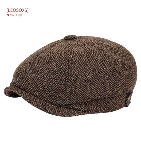 berets (leosoxs) 2021 winter warm felt peaked cap male casual octagonal hat women wool beret man big size sboy, Blue;gray
berets (leosoxs) 2021 winter warm felt peaked cap male casual octagonal hat women wool beret man big size sboy, Blue;gray