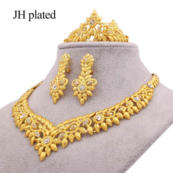jewelry sets dubai gold color african indian wedding bridal wife gifts for women necklace bracelet earrings ring jewellery set, Black
jewelry sets dubai gold color african indian wedding bridal wife gifts for women necklace bracelet earrings ring jewellery set, Black