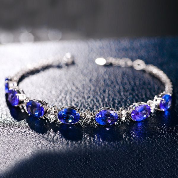 creative blue bracelet exquisite versatile women's crystal jewelry, Black
creative blue bracelet exquisite versatile women's crystal jewelry, Black