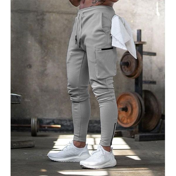 men's pants men male tie-down foot zipper joggers fitness clothing streetwear sportswear multi-pocket casual, Black
men's pants men male tie-down foot zipper joggers fitness clothing streetwear sportswear multi-pocket casual, Black