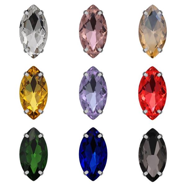 50pcs/lot horse eye glass rhinestones leaf/drop shape claw rhinestone crystal stones strass sew on silver metal base for clothes sashes
50pcs/lot horse eye glass rhinestones leaf/drop shape claw rhinestone crystal stones strass sew on silver metal base for clothes sashes