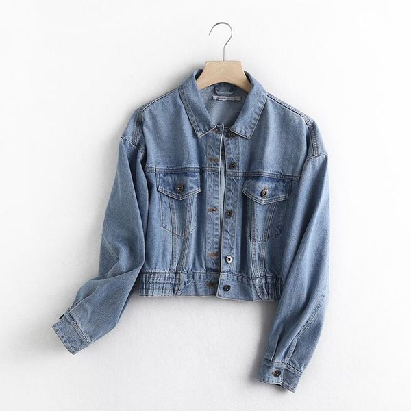 women's trench coats 2021 autumn and winter blue stitching denim jacket street hip-hop long-sleeved casual comfortable, Tan;black
women's trench coats 2021 autumn and winter blue stitching denim jacket street hip-hop long-sleeved casual comfortable, Tan;black