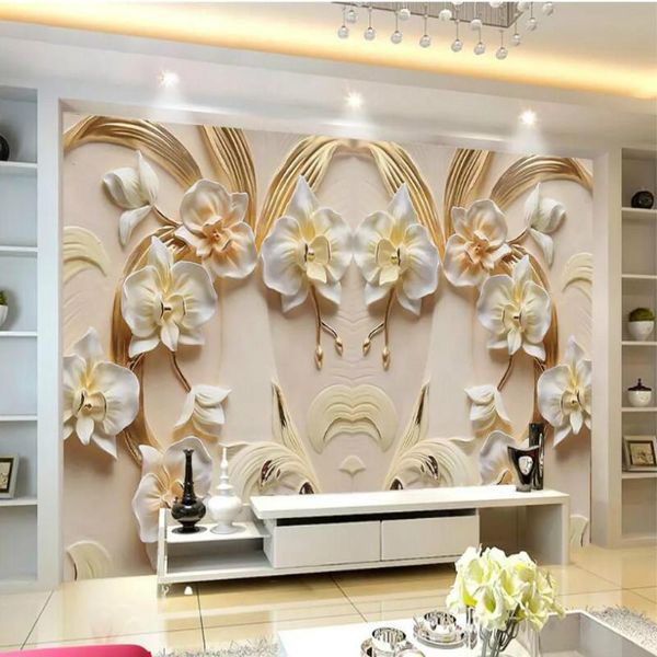 wallpapers home improvement 3d embossed floral wallpaper for walls living room background wall painting relief mural papel de parede 
wallpapers home improvement 3d embossed floral wallpaper for walls living room background wall painting relief mural papel de parede