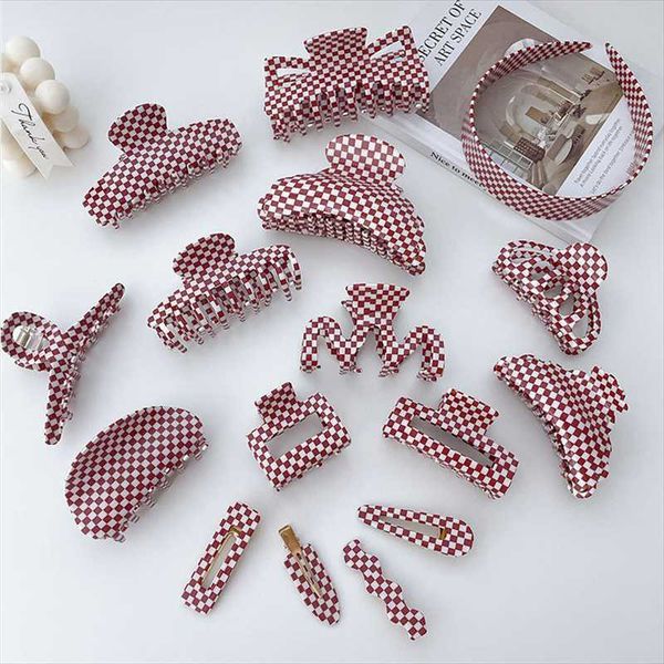 hair clips & barrettes fflacell korean fashion vintage ins style plaid red and white back head catching hairpin jewelry gift for women girls, Golden;silver
hair clips & barrettes fflacell korean fashion vintage ins style plaid red and white back head catching hairpin jewelry gift for women girls, Golden;silver