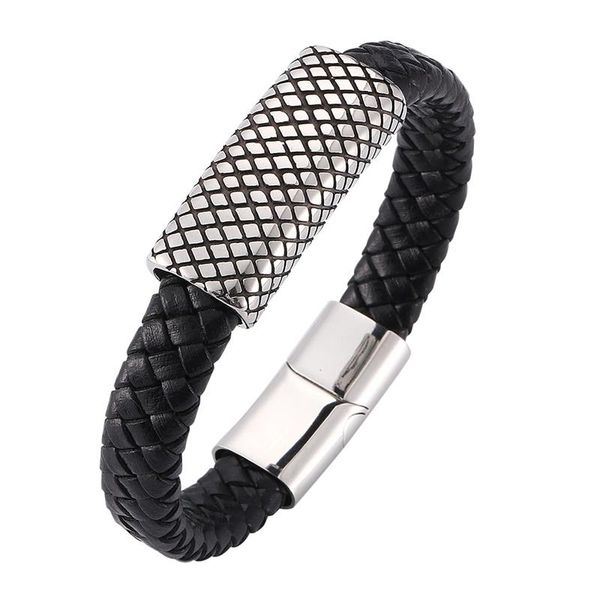charm bracelets fashion leather braided bangle & bracelet for men stainless steel magnetic buckle jewelry gifts bb0323, Golden;silver
charm bracelets fashion leather braided bangle & bracelet for men stainless steel magnetic buckle jewelry gifts bb0323, Golden;silver