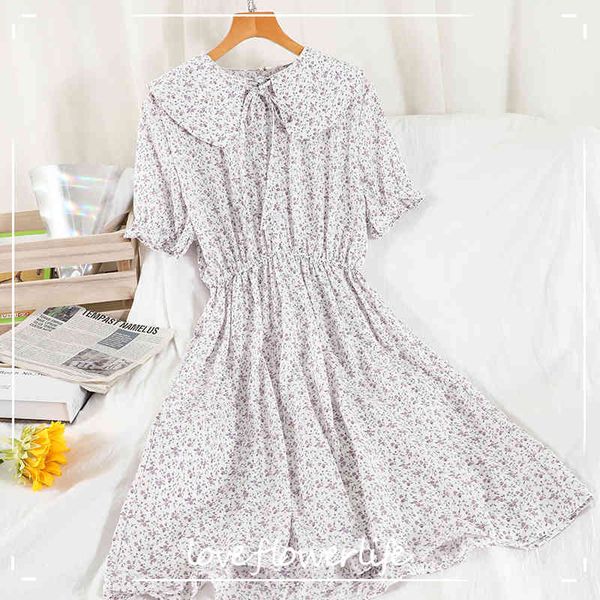 loveflowerlife summer casual floral print dress a line peter pan collar high waist mid-calf women dresses 210521, Black;gray
loveflowerlife summer casual floral print dress a line peter pan collar high waist mid-calf women dresses 210521, Black;gray