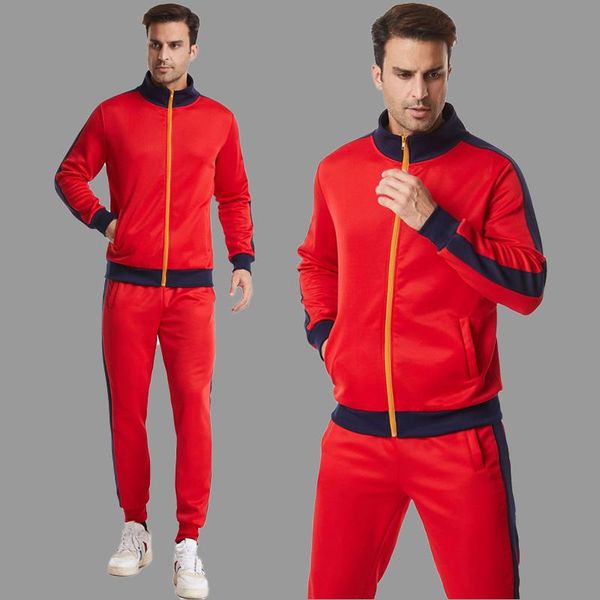 men's tracksuits zipper stand-up collar tracksuit set 2021 fashion patchwork jacket+sweatpants male trend suit fitness jogging suits, Gray
men's tracksuits zipper stand-up collar tracksuit set 2021 fashion patchwork jacket+sweatpants male trend suit fitness jogging suits, Gray