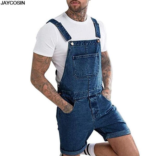 men's pants klv 2021 men denim overalls shorts ripped jeans jumpsuit mencasual distressed bib 9807, Black
men's pants klv 2021 men denim overalls shorts ripped jeans jumpsuit mencasual distressed bib 9807, Black