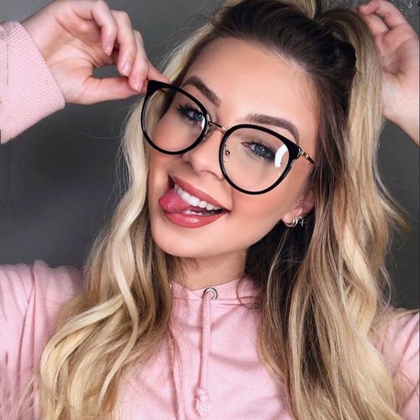 fashion sunglasses frames cat eye round plastic titanium anti-blue light glasses ultralight men women optical computer eyeglasses 50034, Black
fashion sunglasses frames cat eye round plastic titanium anti-blue light glasses ultralight men women optical computer eyeglasses 50034, Black