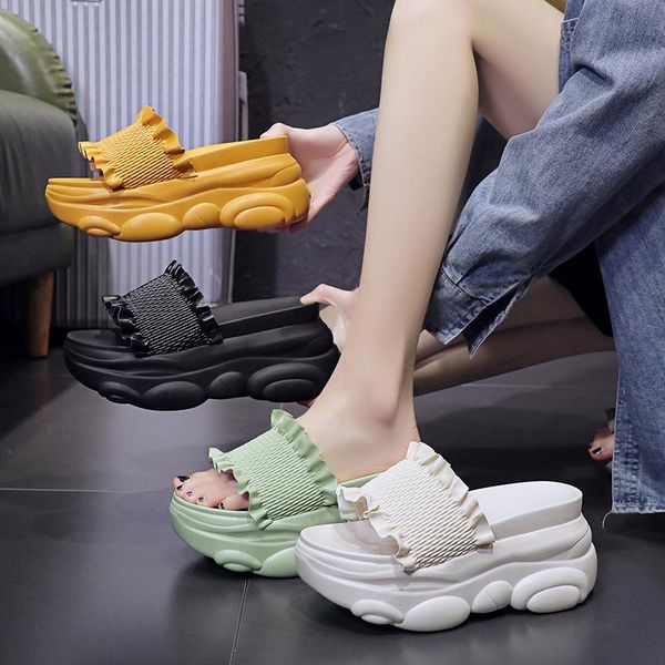 slippers female shoes loafers ladies' women heels luxury slides platform 2021 flat summer high designer pu, Black
slippers female shoes loafers ladies' women heels luxury slides platform 2021 flat summer high designer pu, Black