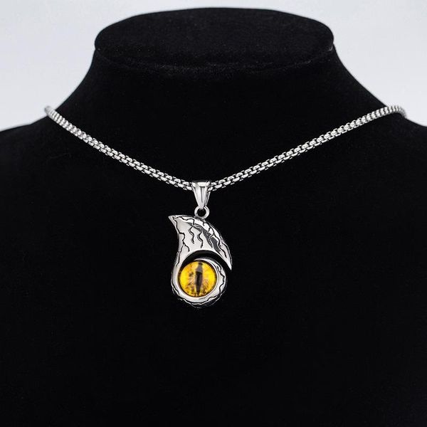 pendant necklaces 2022 stainless steel weight punk hip hop necklace dragon eye luxury retro chains, Silver
pendant necklaces 2022 stainless steel weight punk hip hop necklace dragon eye luxury retro chains, Silver