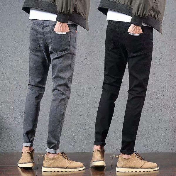 men's jeans spring autumn 2021 fashion casual loose overalls trousers korean trendy feet wild stretch denim pants, Blue
men's jeans spring autumn 2021 fashion casual loose overalls trousers korean trendy feet wild stretch denim pants, Blue