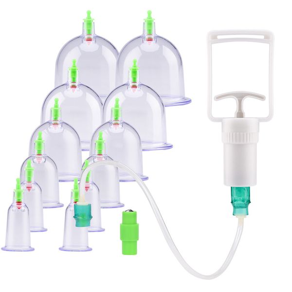 12 pcs vacuum cupping cups with suction pump chinese therapy suction device body relaxation healthy massage set for whole body
12 pcs vacuum cupping cups with suction pump chinese therapy suction device body relaxation healthy massage set for whole body