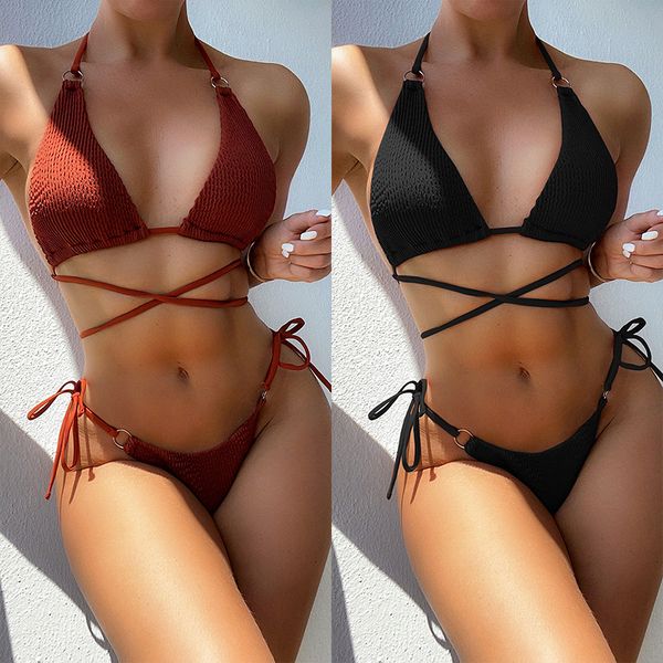 ribbing two-piece suits 2022 bikini set low-waist pleated wavy solid neon swimsuit women bandage beachwear monokini swimwear suit push up ba, White;black
ribbing two-piece suits 2022 bikini set low-waist pleated wavy solid neon swimsuit women bandage beachwear monokini swimwear suit push up ba, White;black