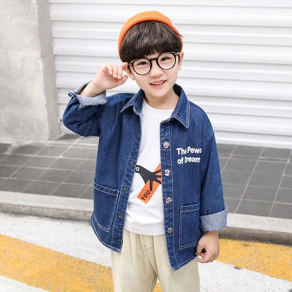 shirts ins boys denim shirt cotton 4-13 years old long sleeve kids clothes printed letters jacket wild, White;black
shirts ins boys denim shirt cotton 4-13 years old long sleeve kids clothes printed letters jacket wild, White;black