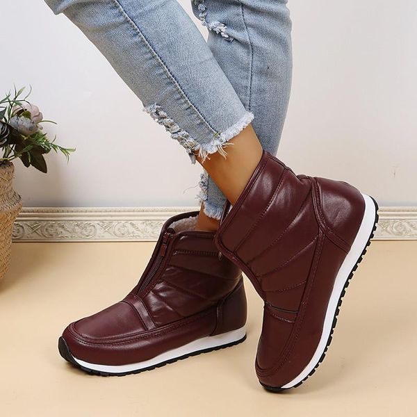 boots 2021 women waterproof shoes plush warm snow winter boot female booties women's plus size 46, Black
boots 2021 women waterproof shoes plush warm snow winter boot female booties women's plus size 46, Black