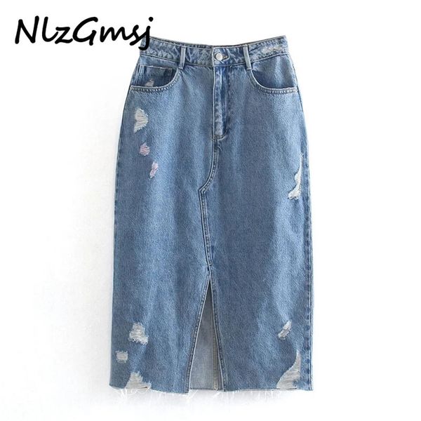 skirt summer trendy casual light blue and high waist split splicing long denim skirt 04 210628, Black
skirt summer trendy casual light blue and high waist split splicing long denim skirt 04 210628, Black