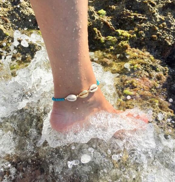 anklets fashion bohemian style women's shell conch foot braclets adjustable rope chain beach holiday jewelry gift, Red;blue
anklets fashion bohemian style women's shell conch foot braclets adjustable rope chain beach holiday jewelry gift, Red;blue