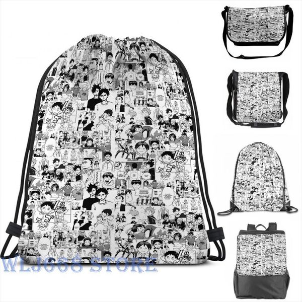 funny graphic print shoulder bags women haikyuu manga collage single backpack travel for men gym bag
funny graphic print shoulder bags women haikyuu manga collage single backpack travel for men gym bag