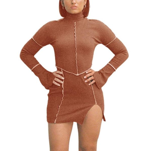 casual dresses striped turtleneck split short dress women hipster stitching harajuku spring female streetwear clothes, Black;gray
casual dresses striped turtleneck split short dress women hipster stitching harajuku spring female streetwear clothes, Black;gray