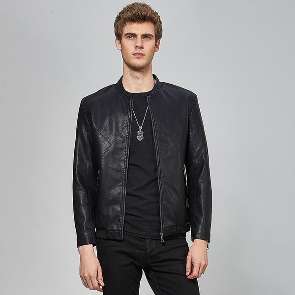 men's fur & faux classic vintage soft pu leather slim jacket casual stand collar motorcycle black coat m-3xl
men's fur & faux classic vintage soft pu leather slim jacket casual stand collar motorcycle black coat m-3xl