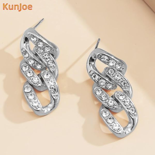dangle & chandelier kunjoe silver color cuban chain earrings for women elegant rhinestone geometric drop 2021 fashion jewelry
dangle & chandelier kunjoe silver color cuban chain earrings for women elegant rhinestone geometric drop 2021 fashion jewelry