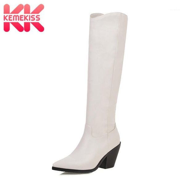 boots kemekiss 5 color winter women knee solid heels shoes warm footwear size 31-46, Black
boots kemekiss 5 color winter women knee solid heels shoes warm footwear size 31-46, Black