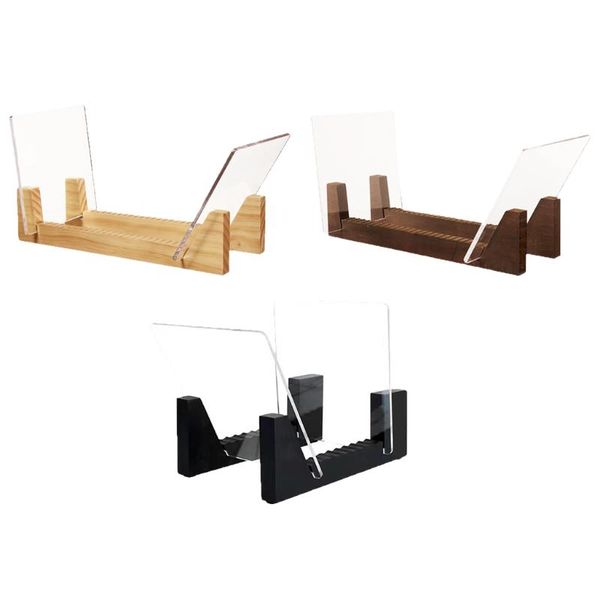 hooks & rails wood record storage holder clear acrylic ends music collection stacks up to 10 cds rack
hooks & rails wood record storage holder clear acrylic ends music collection stacks up to 10 cds rack
