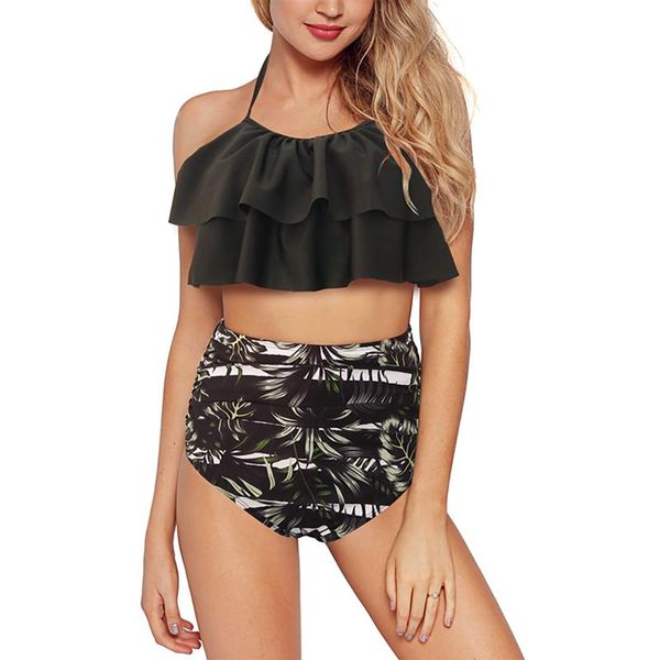 one-piece suits bikini swimsuit ruffles tropical female woman two piece black floral fashion gradiente split set
one-piece suits bikini swimsuit ruffles tropical female woman two piece black floral fashion gradiente split set