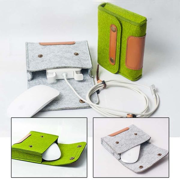 felt cable wire earphone bag travel portable power cord container multifunctional holder snap-fastener storage bags
felt cable wire earphone bag travel portable power cord container multifunctional holder snap-fastener storage bags