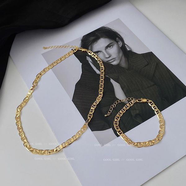 chains geometric chain necklace personalized clavicle simple necklaces hip-hop fashion ladies with matching bracelet, Silver
chains geometric chain necklace personalized clavicle simple necklaces hip-hop fashion ladies with matching bracelet, Silver
