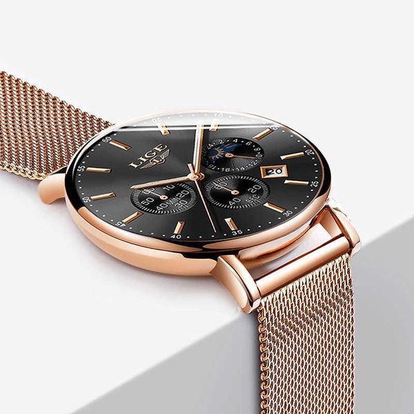 lige mens watches brand luxury fashion ultra thin quartz watch men moon phase business clock sport waterproof relojes 210527, Slivery;brown
lige mens watches brand luxury fashion ultra thin quartz watch men moon phase business clock sport waterproof relojes 210527, Slivery;brown