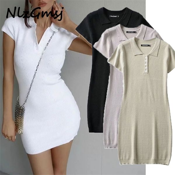 dres knitted mini summer short sleeve elegant straight turn down collar chic es 04 210628, Black;gray
dres knitted mini summer short sleeve elegant straight turn down collar chic es 04 210628, Black;gray