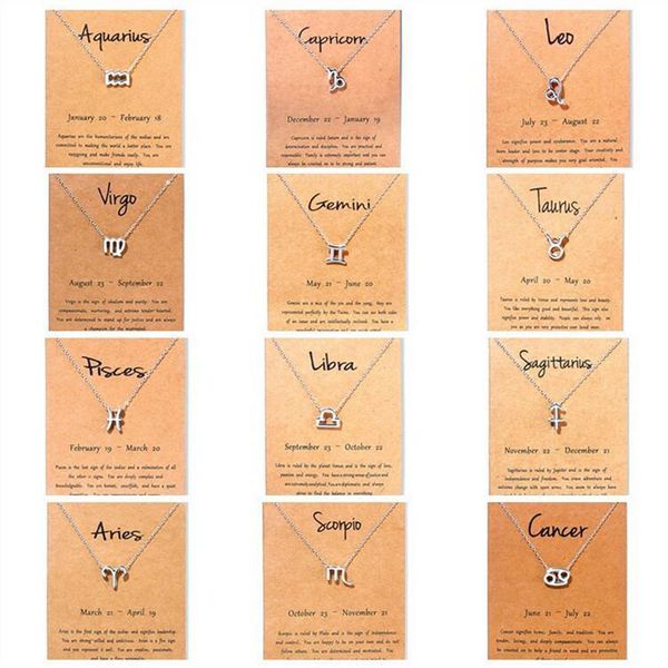 female elegant star zodiac sign 12 constellation necklaces pendant charm gold chain choker necklace for women jewelry cardboard, Silver
female elegant star zodiac sign 12 constellation necklaces pendant charm gold chain choker necklace for women jewelry cardboard, Silver
