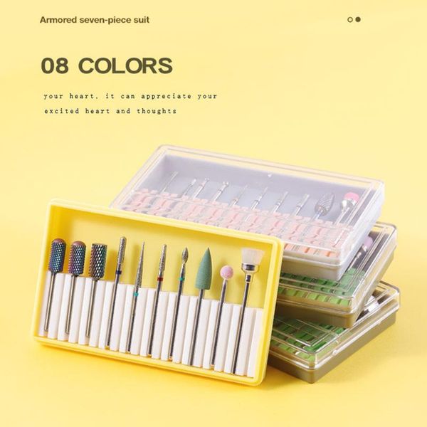 nail art kits 8pcs drill bits electric polisher for acrylic gel manicure machine beauty set
nail art kits 8pcs drill bits electric polisher for acrylic gel manicure machine beauty set