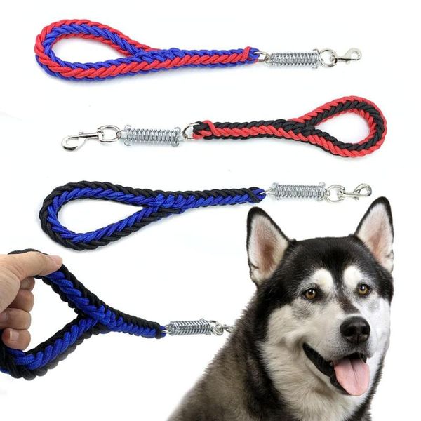 dog collars & leashes durable large traction rope buffer hand -knitted nylon leash for big medium dogs chain walking leads
dog collars & leashes durable large traction rope buffer hand -knitted nylon leash for big medium dogs chain walking leads