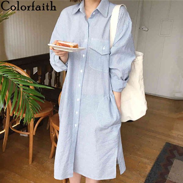 colorfaith new women summer dresses vintage pockets casual striped loose cotton and linen split long shirt dress dr8205 210413, Black;gray
colorfaith new women summer dresses vintage pockets casual striped loose cotton and linen split long shirt dress dr8205 210413, Black;gray