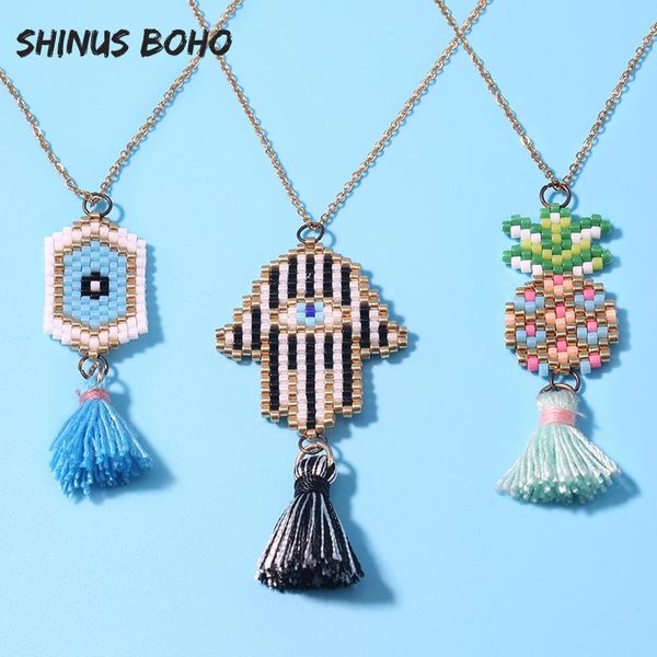 pendant necklaces shinusboho women delicas jewelry for girl handmade beads friendship, Silver
pendant necklaces shinusboho women delicas jewelry for girl handmade beads friendship, Silver