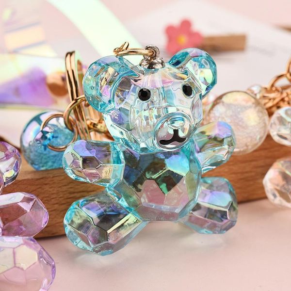 keychains acrylic transparent faceted bear keychain creative doll pendant activity keyring female bag car key ring ornament, Silver
keychains acrylic transparent faceted bear keychain creative doll pendant activity keyring female bag car key ring ornament, Silver