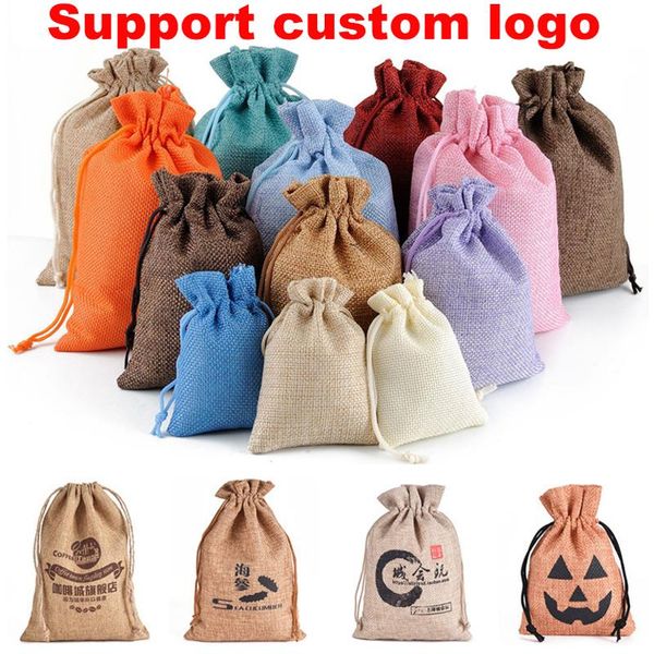 50pcs jute drawstring natural burlap bag gift bags multi size jewelry packaging wedding diy customizable logo wrap
50pcs jute drawstring natural burlap bag gift bags multi size jewelry packaging wedding diy customizable logo wrap