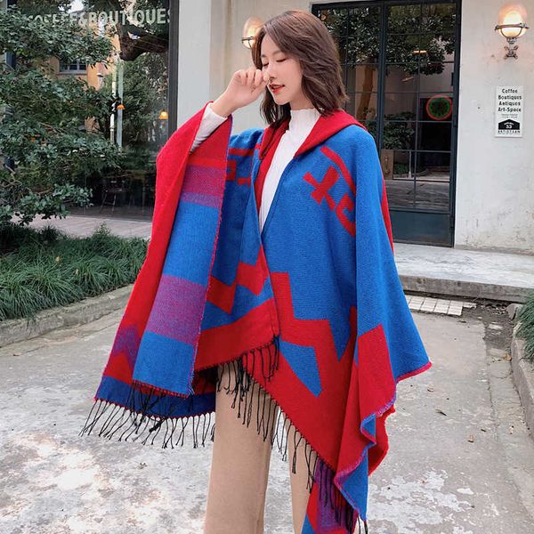 tibetan tourist scarf female qinghai chaka salt lake travel wear take pos warm hooded cloak shawl outside, Blue;gray
tibetan tourist scarf female qinghai chaka salt lake travel wear take pos warm hooded cloak shawl outside, Blue;gray