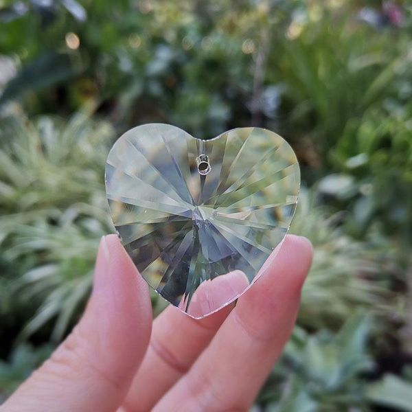 2pcs 40mm heart crystal prism chandelier part suncatcher glass hanging faceted pendant home decor ornament diy figurine
2pcs 40mm heart crystal prism chandelier part suncatcher glass hanging faceted pendant home decor ornament diy figurine