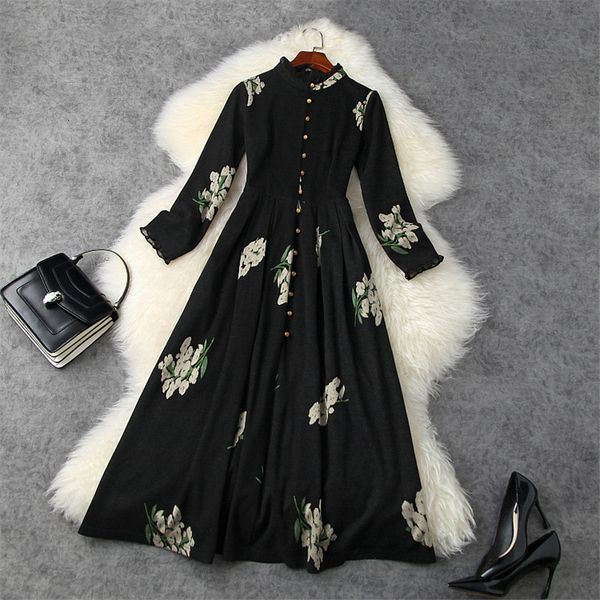 two piece dress vintage fashions plied floral collar printed spring dress women's clothes mid-calf aline dresses bdyy, White
two piece dress vintage fashions plied floral collar printed spring dress women's clothes mid-calf aline dresses bdyy, White