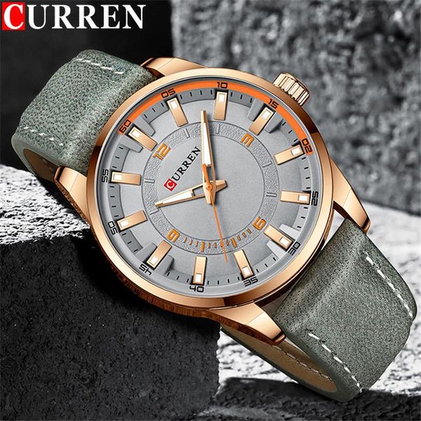 wristwatches curren sport classic men watch gold grey military male clock genuine leather quartz man wristwatch 8390, Slivery;brown
wristwatches curren sport classic men watch gold grey military male clock genuine leather quartz man wristwatch 8390, Slivery;brown