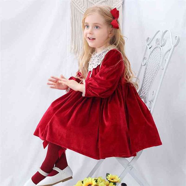 spring summer baby girls pure color long sleeve pleuche dresses children kids girl princess clothing 210521, Red;yellow
spring summer baby girls pure color long sleeve pleuche dresses children kids girl princess clothing 210521, Red;yellow