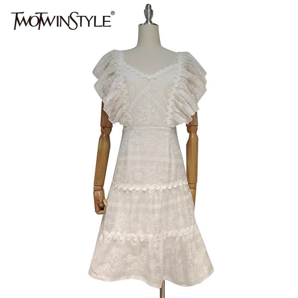 white lace embroidery dress for women square collar short sleeve vintage dresses female fashion summer 210520, Black;gray
white lace embroidery dress for women square collar short sleeve vintage dresses female fashion summer 210520, Black;gray