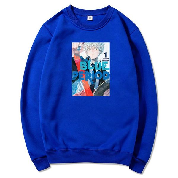 men's hoodies & sweatshirts blue period hoodie yatora yaguchi fleece crew neck pullover sweatshirt men harajuku kawaii manga graphic an, Black
men's hoodies & sweatshirts blue period hoodie yatora yaguchi fleece crew neck pullover sweatshirt men harajuku kawaii manga graphic an, Black