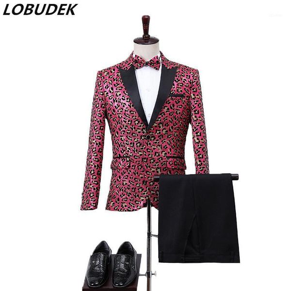 leopard suits men's sequins blazer+tie+pants 3-pieces wedding conductor chorus groups performance set host singer stage outfits & blaze, White;black
leopard suits men's sequins blazer+tie+pants 3-pieces wedding conductor chorus groups performance set host singer stage outfits & blaze, White;black