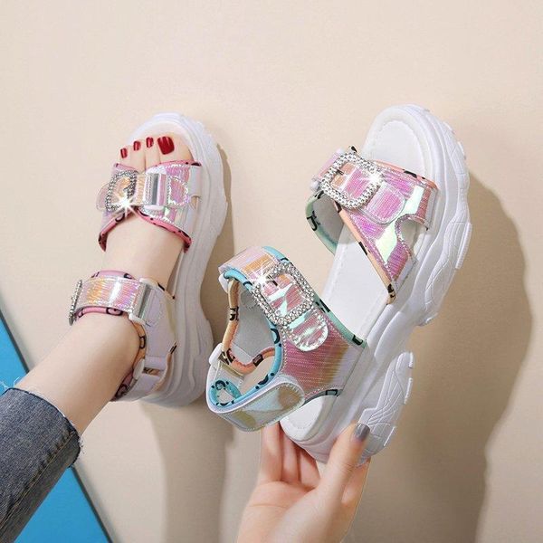 sandals women chunky 2021 colorful summer beach platform casual shoes woman wedges ladies, Black
sandals women chunky 2021 colorful summer beach platform casual shoes woman wedges ladies, Black